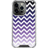 Chevron Purple Ombre iPhone 16 Pro Max Clear Case
