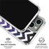 Chevron Purple Ombre iPhone 16 Pro Max Clear Case