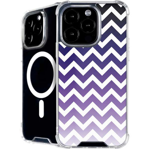 Chevron Purple Ombre iPhone 16 Pro Max MagSafe Case
