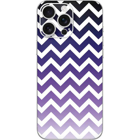 Chevron Purple Ombre iPhone 16 Pro Max Skin