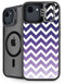 Chevron Purple Ombre iPhone 16e Kickstand Case