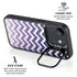 Chevron Purple Ombre iPhone 16e Kickstand Case
