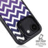 Chevron Purple Ombre iPhone 16e Kickstand Case