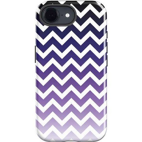Chevron Purple Ombre iPhone 16e Impact Case