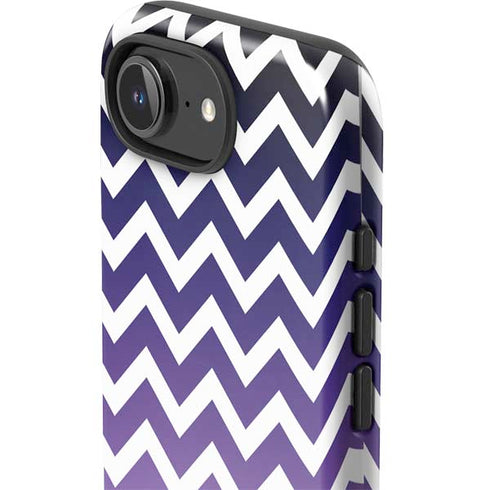 Chevron Purple Ombre iPhone 16e Impact Case