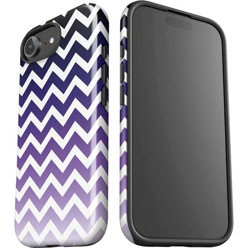 Chevron Purple Ombre iPhone 16e Impact Case