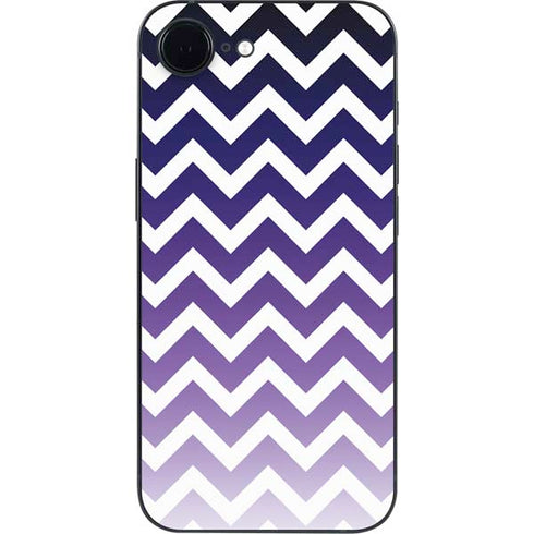 Chevron Purple Ombre iPhone 16e Skin