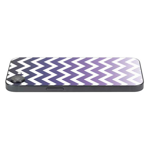 Chevron Purple Ombre iPhone 16e Skin