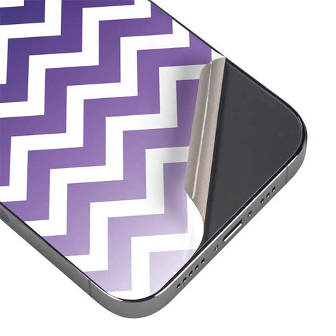 Chevron Purple Ombre iPhone 16e Skin