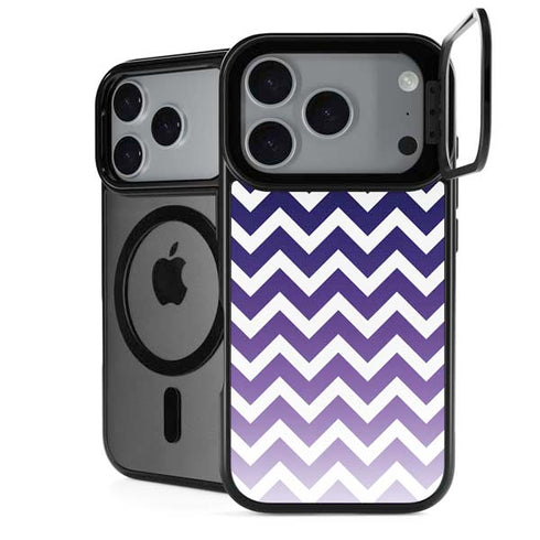 Chevron Purple Ombre iPhone 18 Pro Kickstand Case