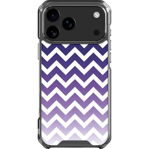 Chevron Purple Ombre iPhone 18 Pro Max Clear Case