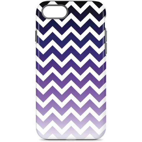 Chevron Purple Ombre iPhone Cases