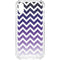 Chevron Purple Ombre iPhone XS Clear Case