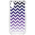 Chevron Purple Ombre iPhone XS Clear Case