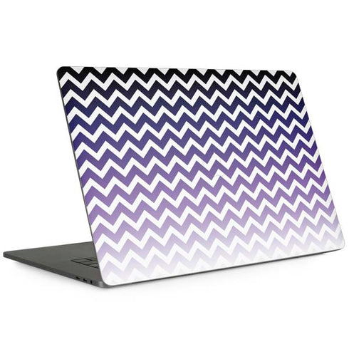 Chevron Purple Ombre MacBook Skins
