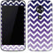 Chevron Purple Ombre Moto E5 Play Skin