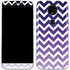 Chevron Purple Ombre Moto E5 Plus Skin