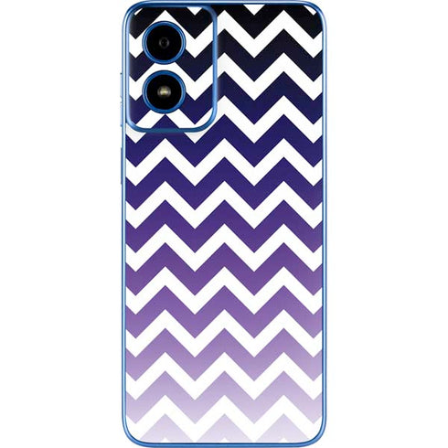 Chevron Purple Ombre Moto G Play 4G (2024) Skin