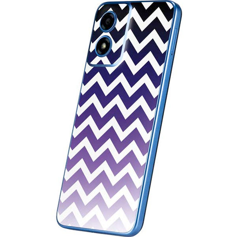 Chevron Purple Ombre Moto G Play 4G (2024) Skin