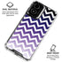 Chevron Purple Ombre Moto G Power 5G (2024) Clear Case