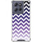 Chevron Purple Ombre Moto G Power 5G (2025) Clear Case