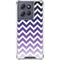 Chevron Purple Ombre Moto G Stylus 5G (2025) Clear Case