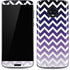 Chevron Purple Ombre Moto G6 Skin