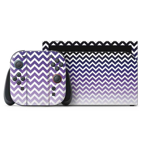 Chevron Purple Ombre Nintendo Skins