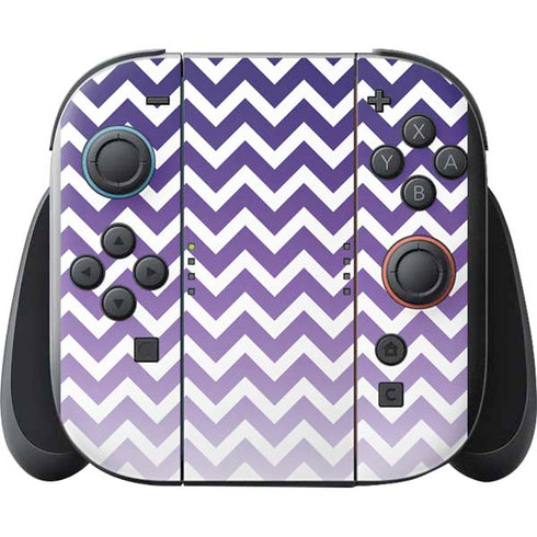 Chevron Purple Ombre Nintendo Switch 2 (2025) with Joy-Con Skin