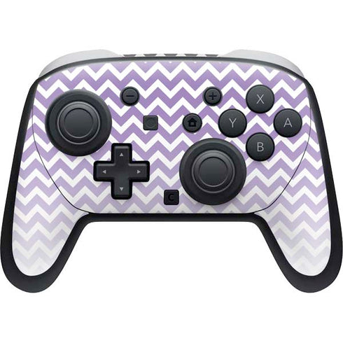 Chevron Purple Ombre Nintendo Switch 2 (2025) Pro Controller Skin