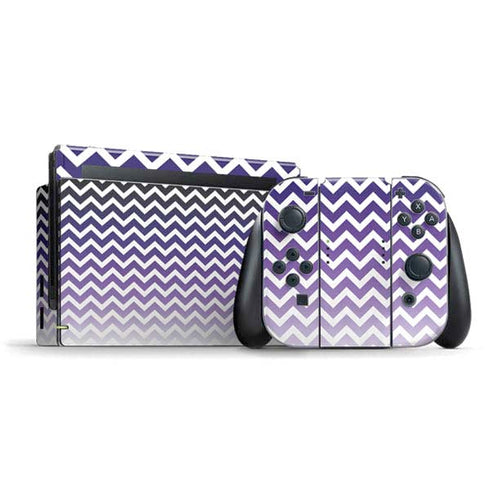 Chevron Purple Ombre Nintendo Skins