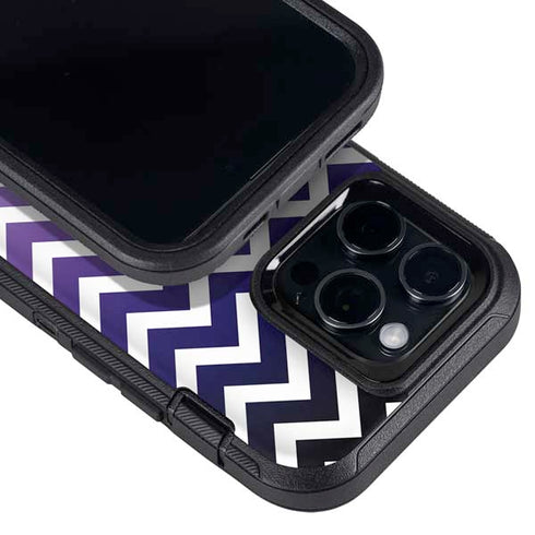 Chevron Purple Ombre Otterbox Defender iPhone Skin