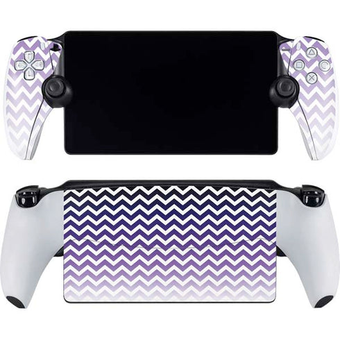 Chevron Purple Ombre PlayStation Portal Remote Player Skin