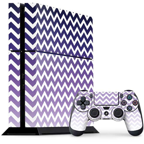 Chevron Purple Ombre PlayStation PS4 Skins