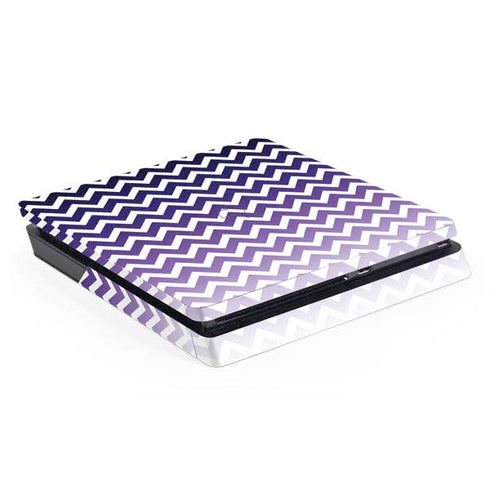 Chevron Purple Ombre PS4 Slim Skin