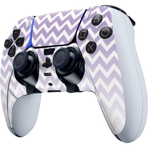 Chevron Purple Ombre PS5 DualSense Edge Pro Controller Skin