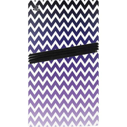 Chevron Purple Ombre PS5 Pro Bundle Skin