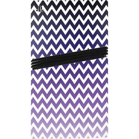 Chevron Purple Ombre PS5 Pro Console Skin