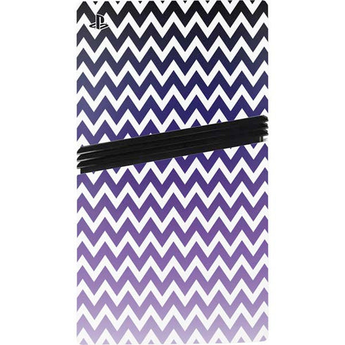 Chevron Purple Ombre PS5 Pro Disk Bundle Skin