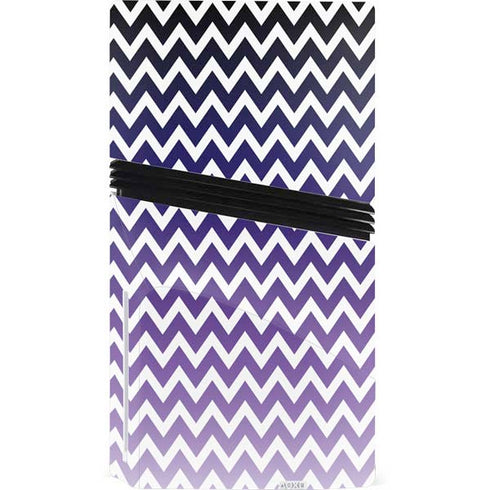 Chevron Purple Ombre PS5 Pro Disk Console Skin