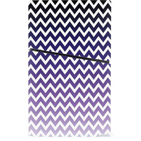 Chevron Purple Ombre PS5 Slim Digital Edition Console Skin