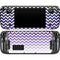Chevron Purple Ombre Steam Deck Handheld Gaming Computer OLED Skin