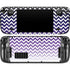 Chevron Purple Ombre Steam Deck Handheld Gaming Computer OLED Skin