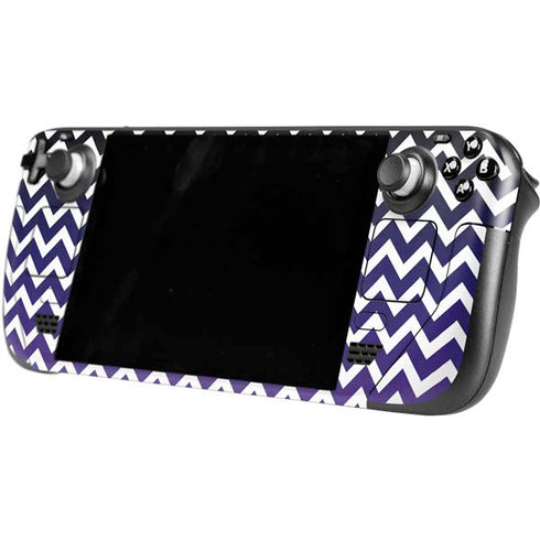 Chevron Purple Ombre Steam Deck Handheld Gaming Computer OLED Skin
