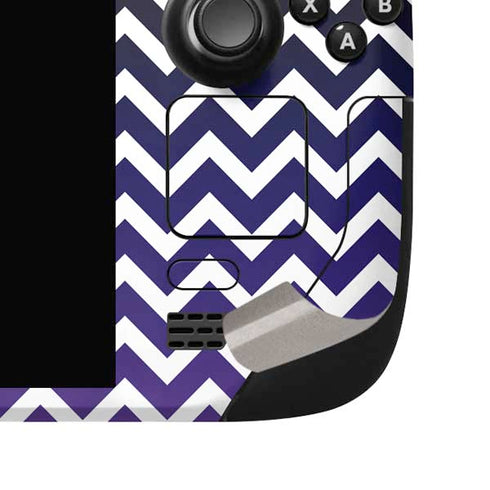 Chevron Purple Ombre Steam Deck Handheld Gaming Computer OLED Skin