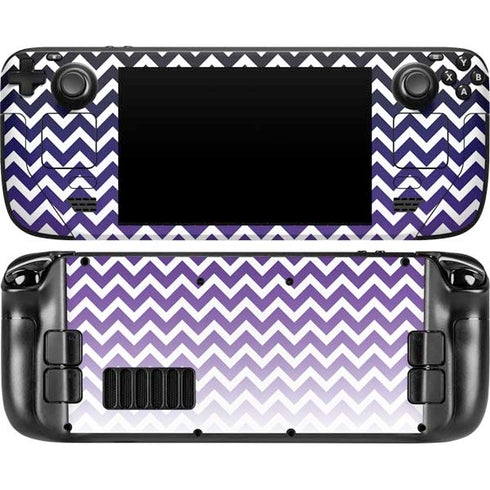 Chevron Purple Ombre Steam Deck Handheld Gaming Computer Skin