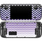 Chevron Purple Ombre Steam Deck Handheld Gaming Computer Skin