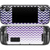 Chevron Purple Ombre Steam Deck Handheld Gaming Computer Skin
