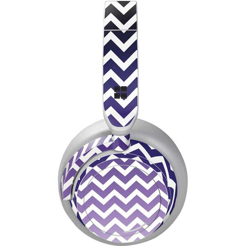Chevron Purple Ombre Surface Headphones Skin