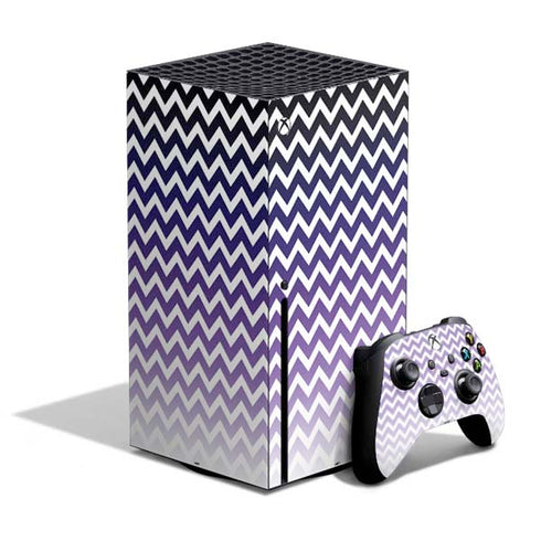 Chevron Purple Ombre Xbox Series X Skins
